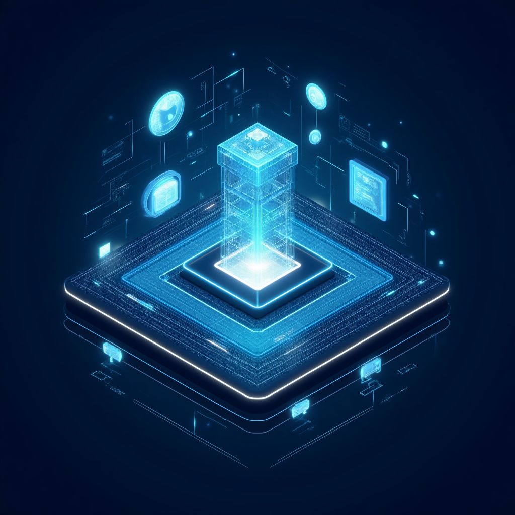 Icono de tecnología avanzada